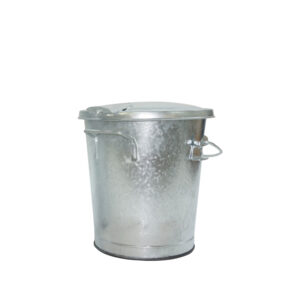 abfalleimer mülleimer kehrichteimer verzinkt