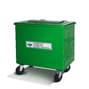 kompost container aus stahl 800 liter