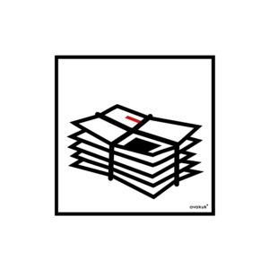 aufkleber altpapier sticker