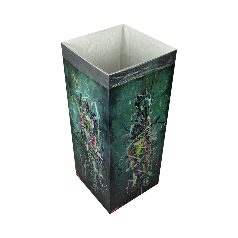 110 Liter Sammelbehälter Kunst für PET mit Deckel