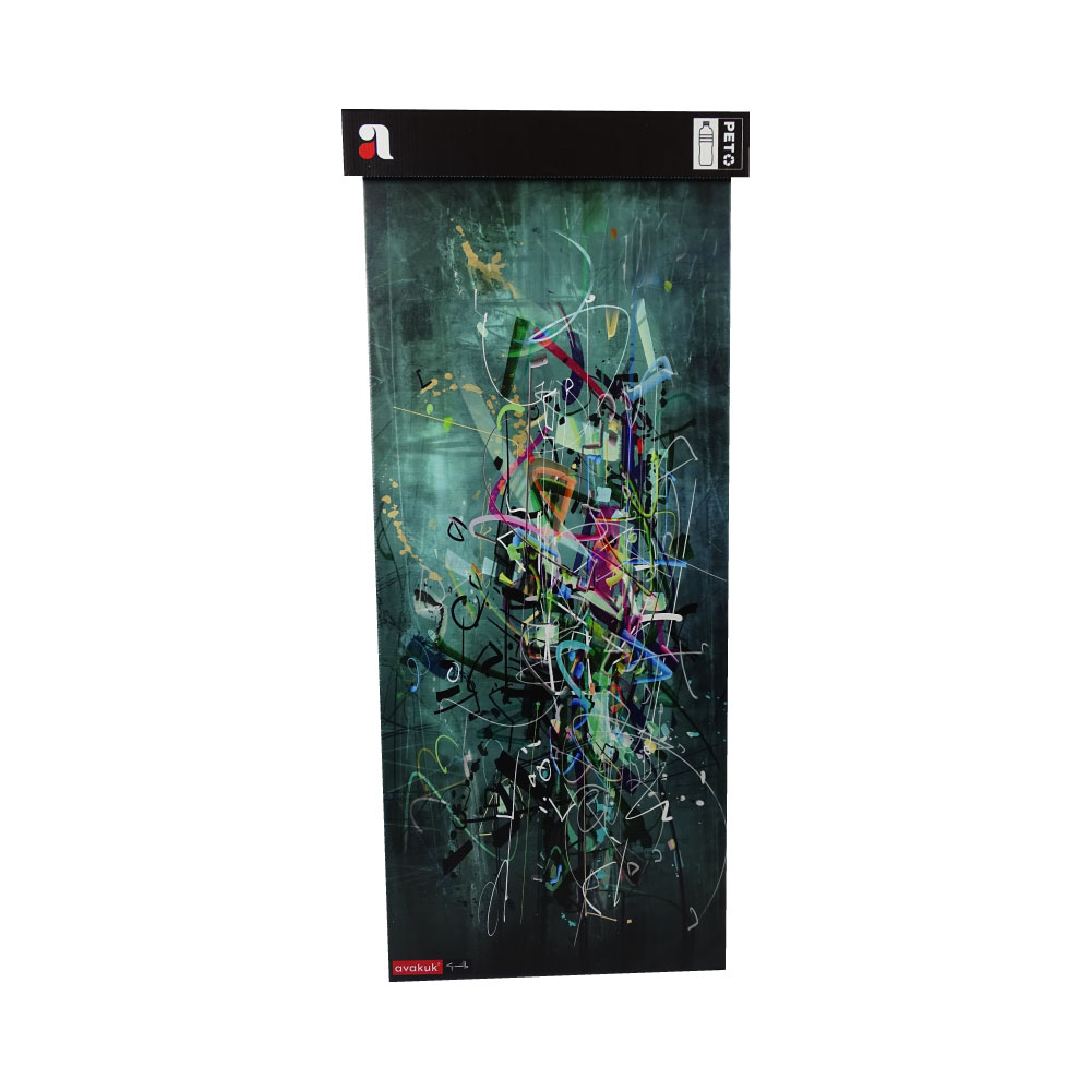 110 Liter Sammelbehälter Kunst für PET mit Deckel