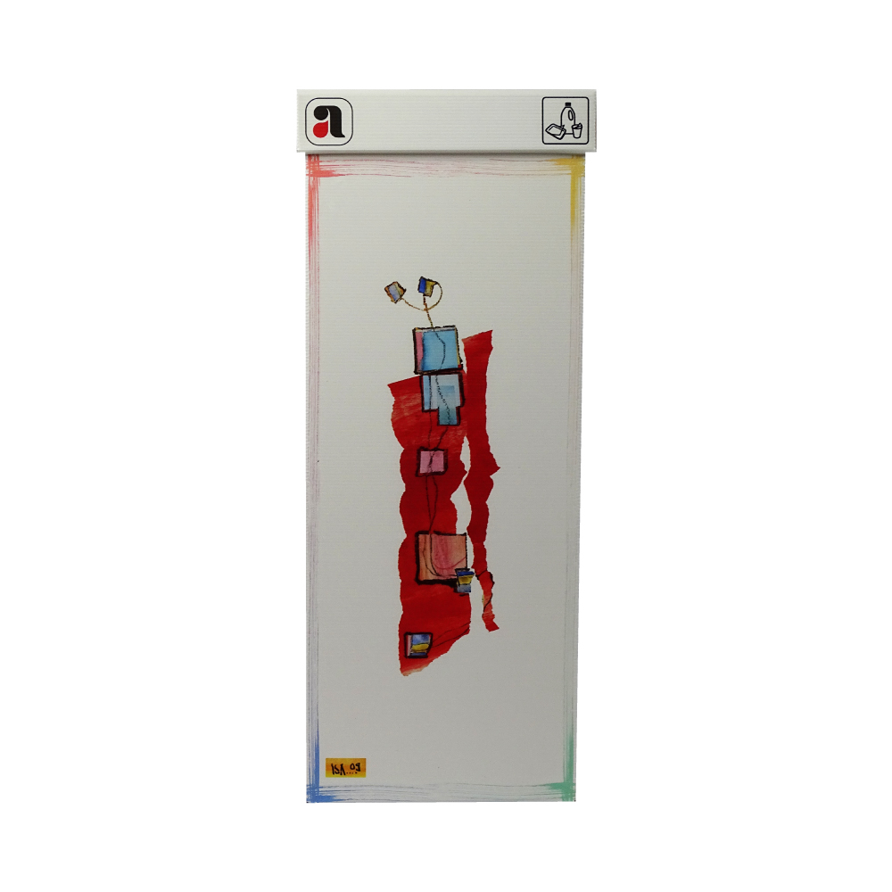 60 liter sammelbehälter aus kunststoff