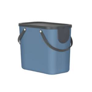 stapelbare recyclingbehälter sammelbehälter für recycling rotho albula 25 liter