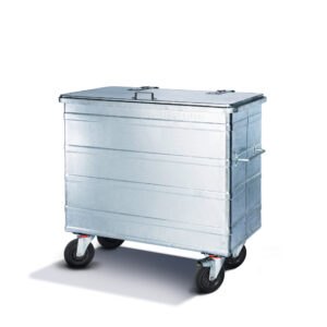 stahlcontainer 600 liter abfallcontainer